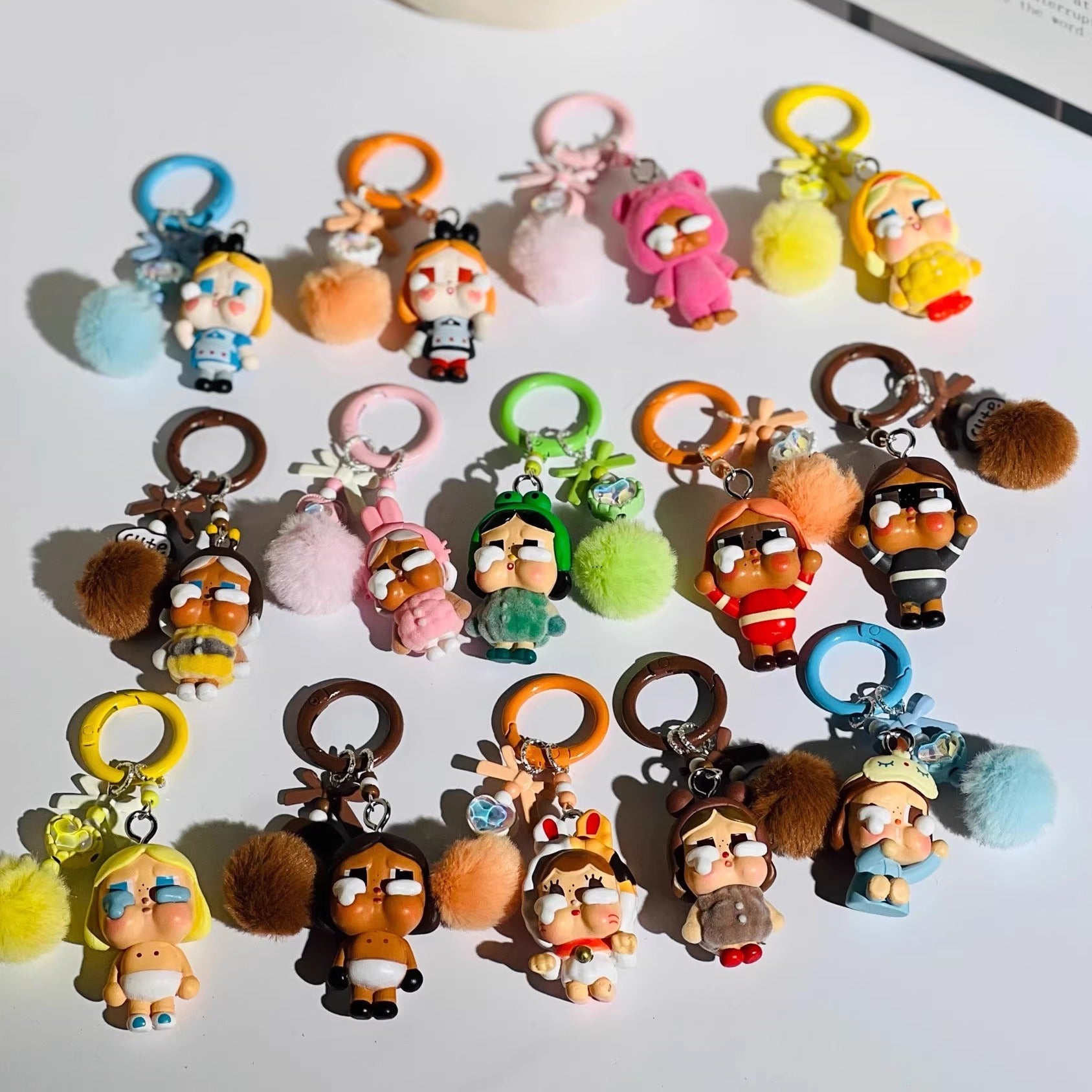 Crybaby Fan-made Keyring with fur ball - GiglBox