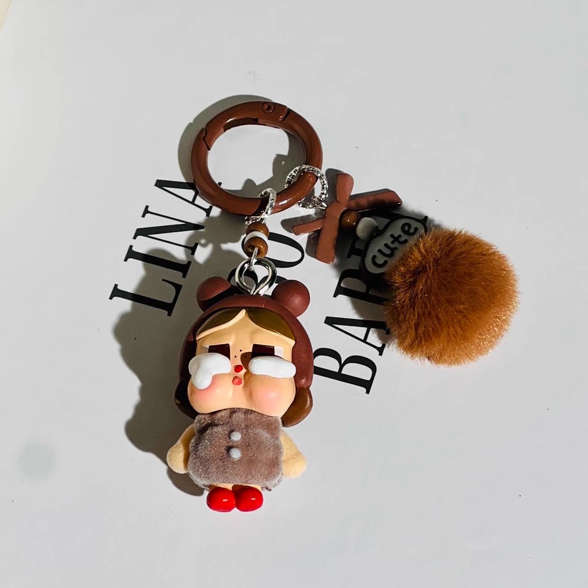 Crybaby Fan-made Keyring with fur ball - GiglBox