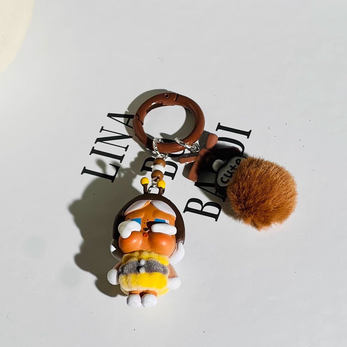 Crybaby Fan-made Keyring with fur ball - GiglBox