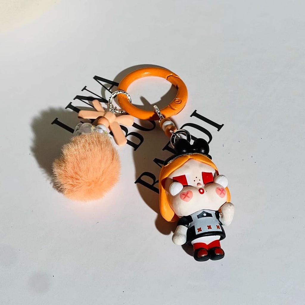 Crybaby Fan-made Keyring with fur ball - GiglBox