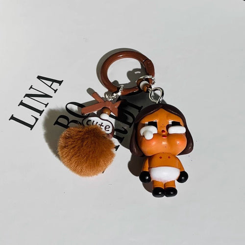 Crybaby Fan-made Keyring with fur ball - GiglBox