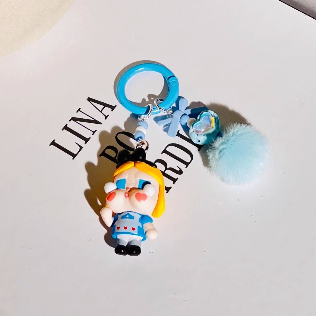 Crybaby Fan-made Keyring with fur ball - GiglBox