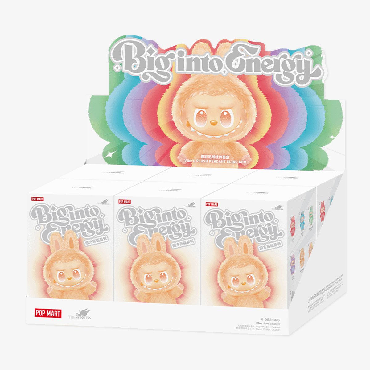 THE MONSTERS (Labubu) Big into Energy Series - Vinyl Plush Pendant Blind Box - POP MART - GiglBox
