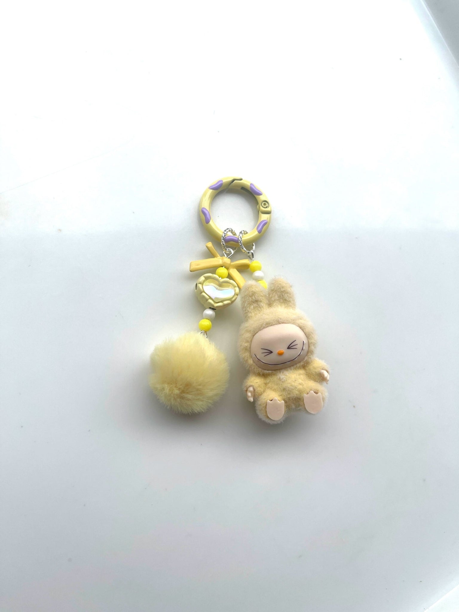 THE MONSTERS (Labubu) DIY Keyring with Fur Ball - GiglBox