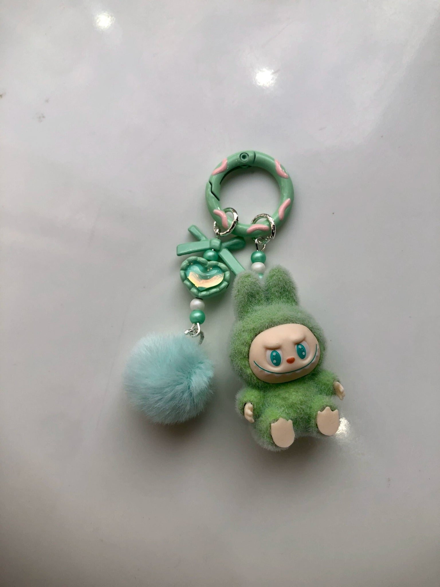 THE MONSTERS (Labubu) DIY Keyring with Fur Ball - GiglBox