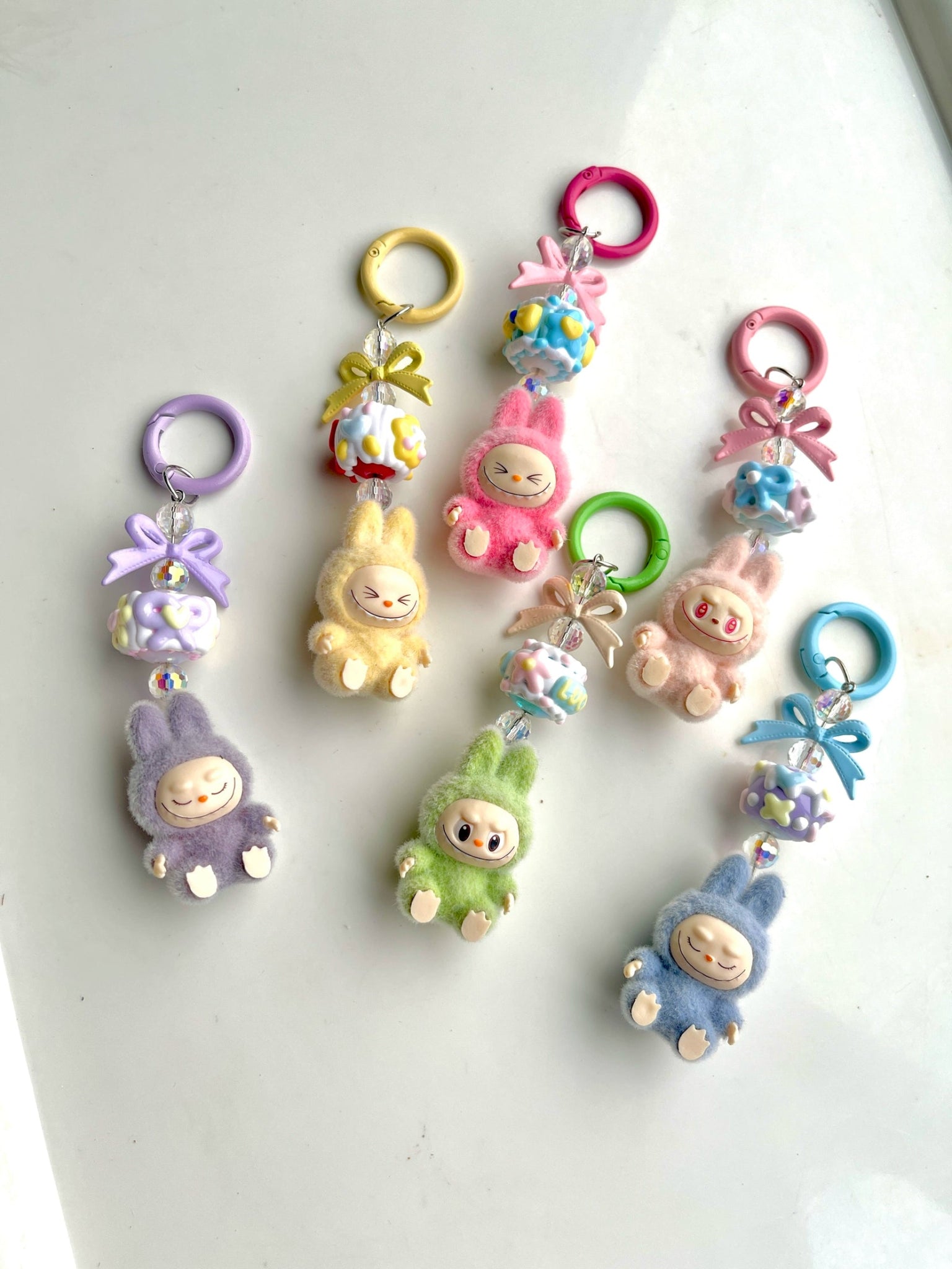 THE MONSTERS (Labubu) DIY Keyring with Ribbon - GiglBox